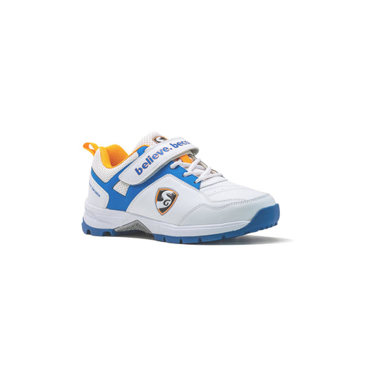 SG - Century 6.0 White/Royal Blue/Orange Cricket Shoes