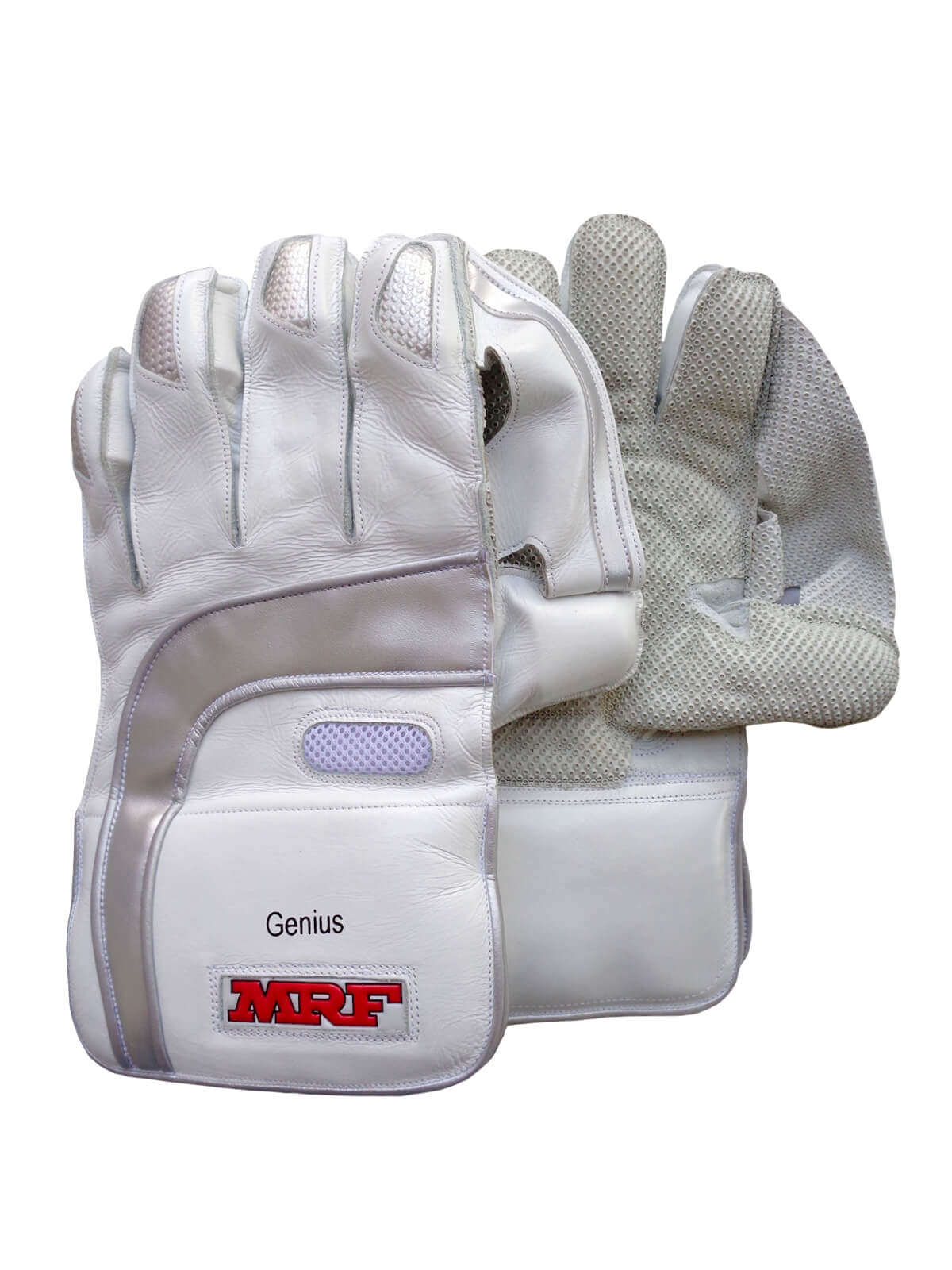 MRF - Genius LE White Cricket Wicket Keeping Gloves Mens Size