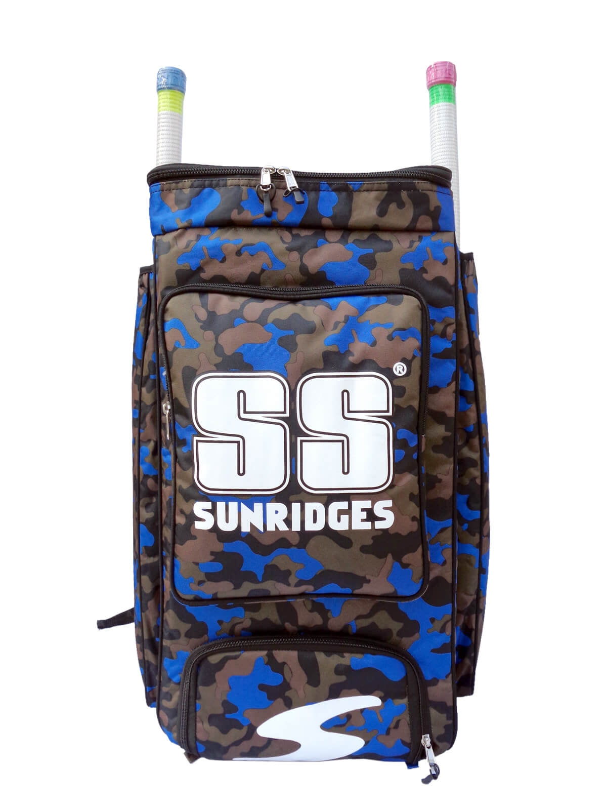 SS - Blue Camo Duffle Cricket Kit Bag
