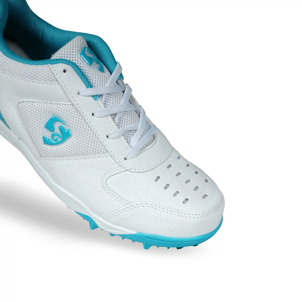 SG - Fusion Teal/White Cricket Shoes