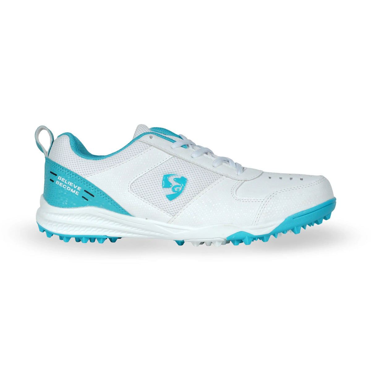 SG - Fusion Teal/White Cricket Shoes