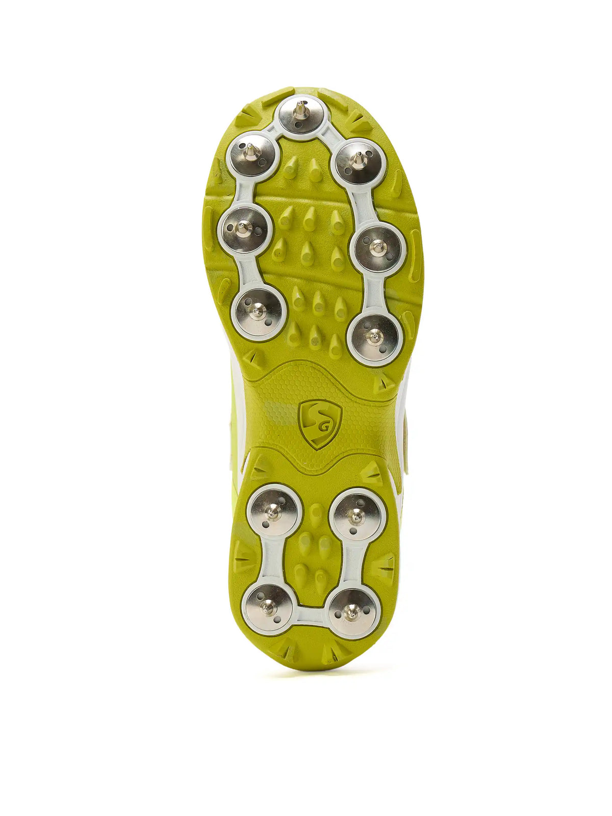 SG - Sierra Arc Spikes White/Yellow/Red Cricket Shoes