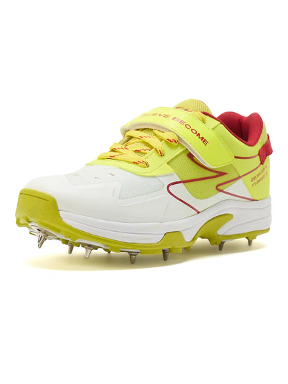 SG - Sierra Arc Spikes White/Yellow/Red Cricket Shoes