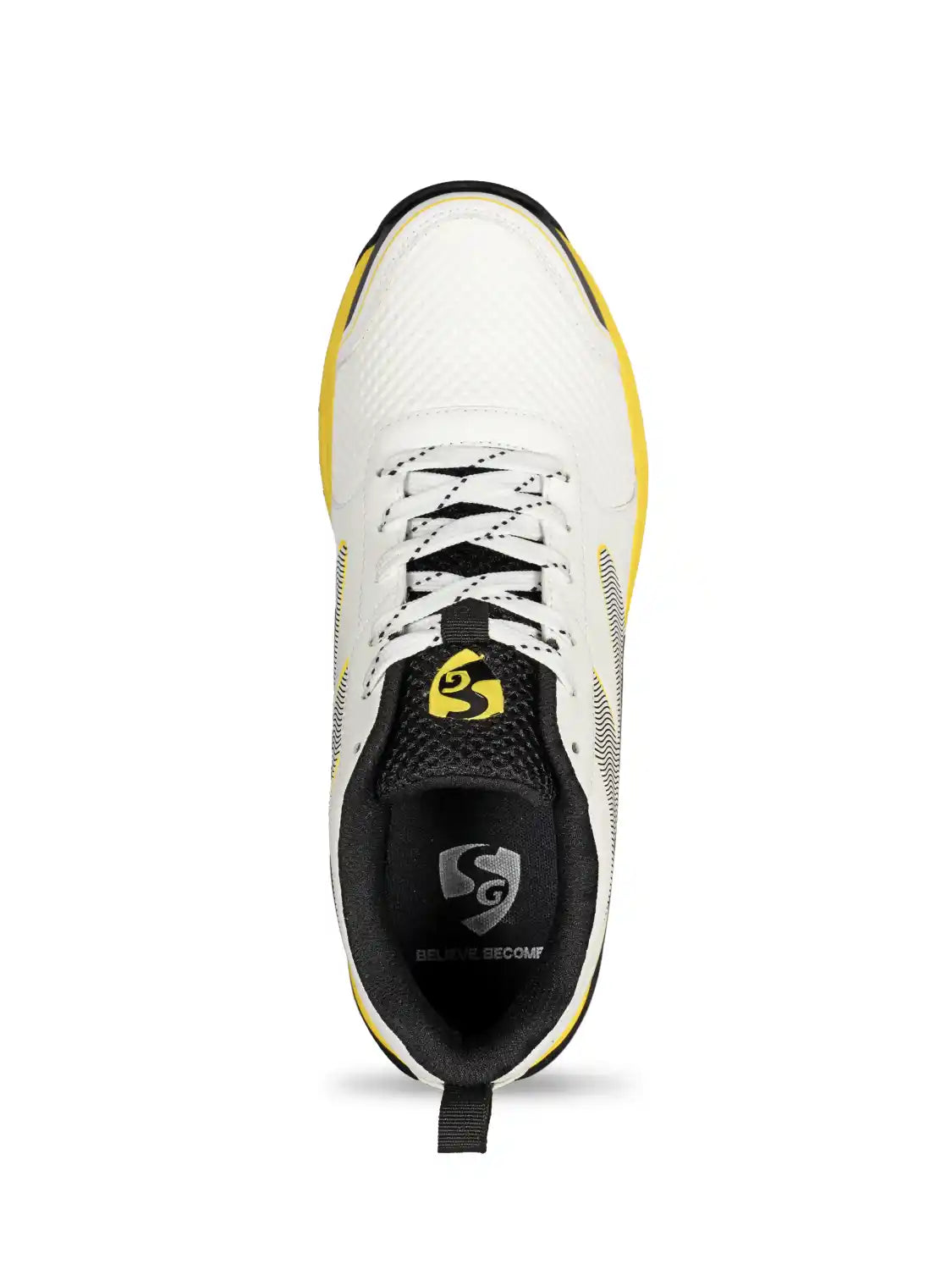 SG - Blazer White/Yellow Cricket Shoes