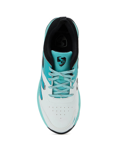 SG - Impact White/Arctic Teal Cricket Shoes