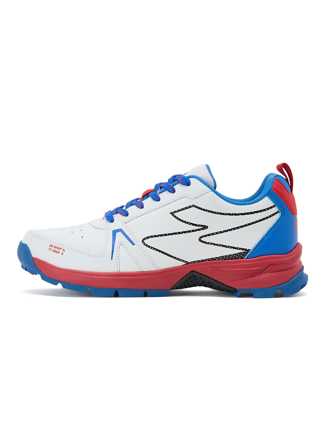 SG - Scorer Edge White/Red Cricket Shoes
