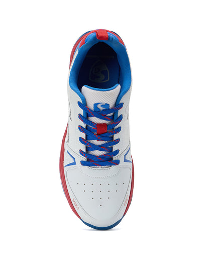 SG - Scorer Edge White/Red Cricket Shoes