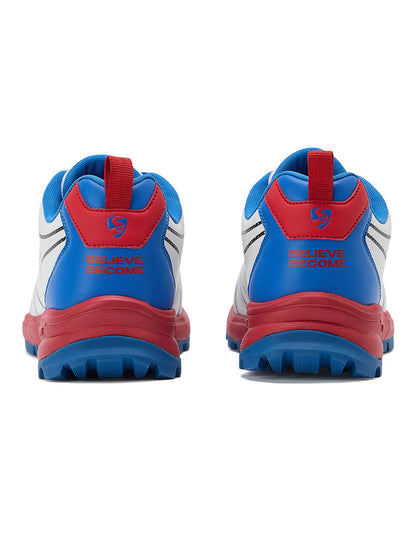 SG - Scorer Edge White/Red Cricket Shoes