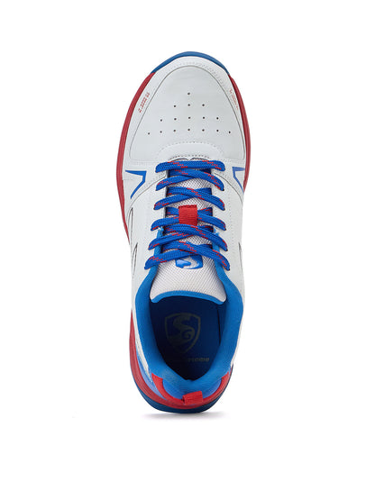 SG - Scorer Edge White/Red Cricket Shoes