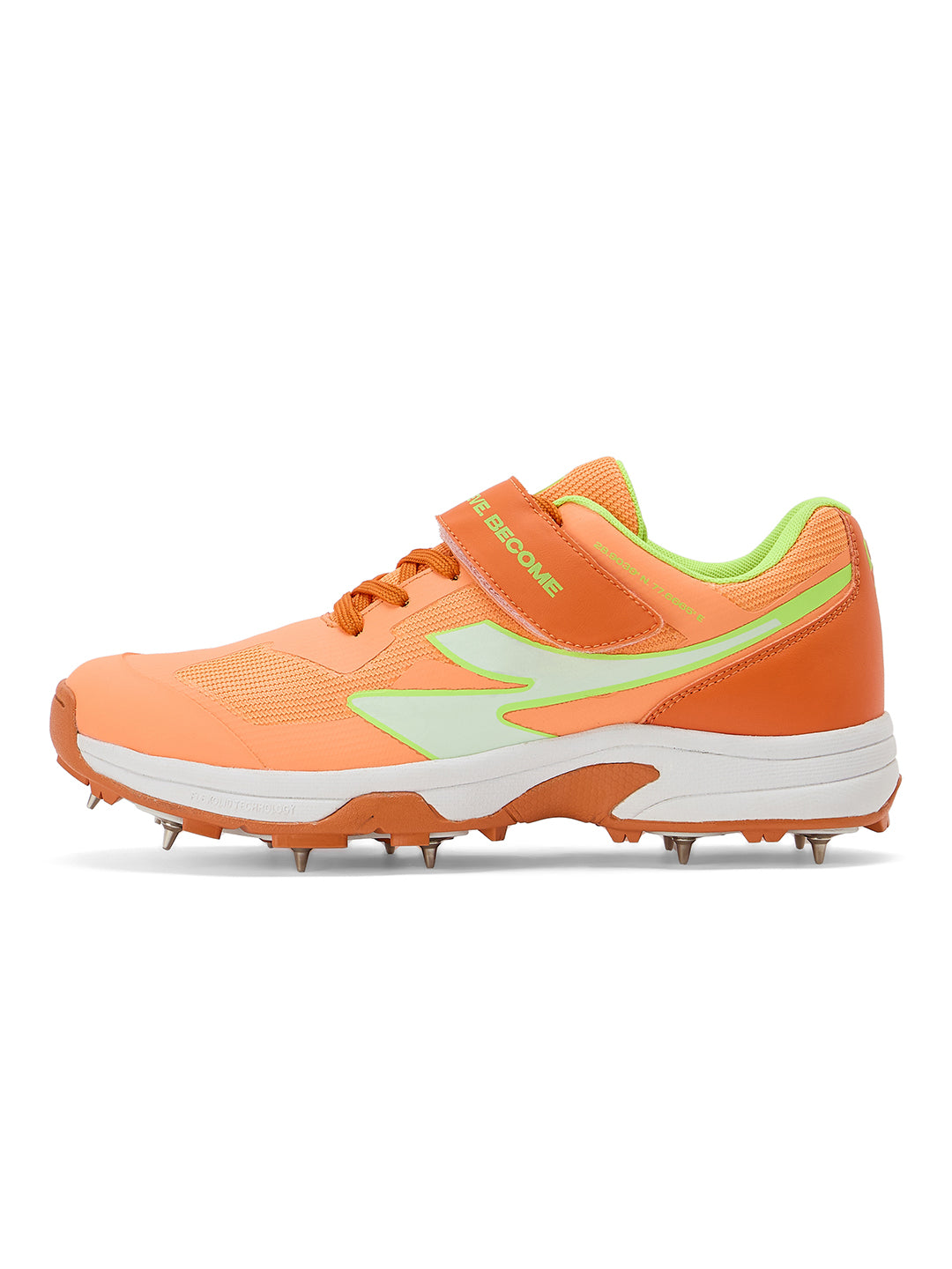SG - Vortex Spikes Bright Orange Cricket Shoes