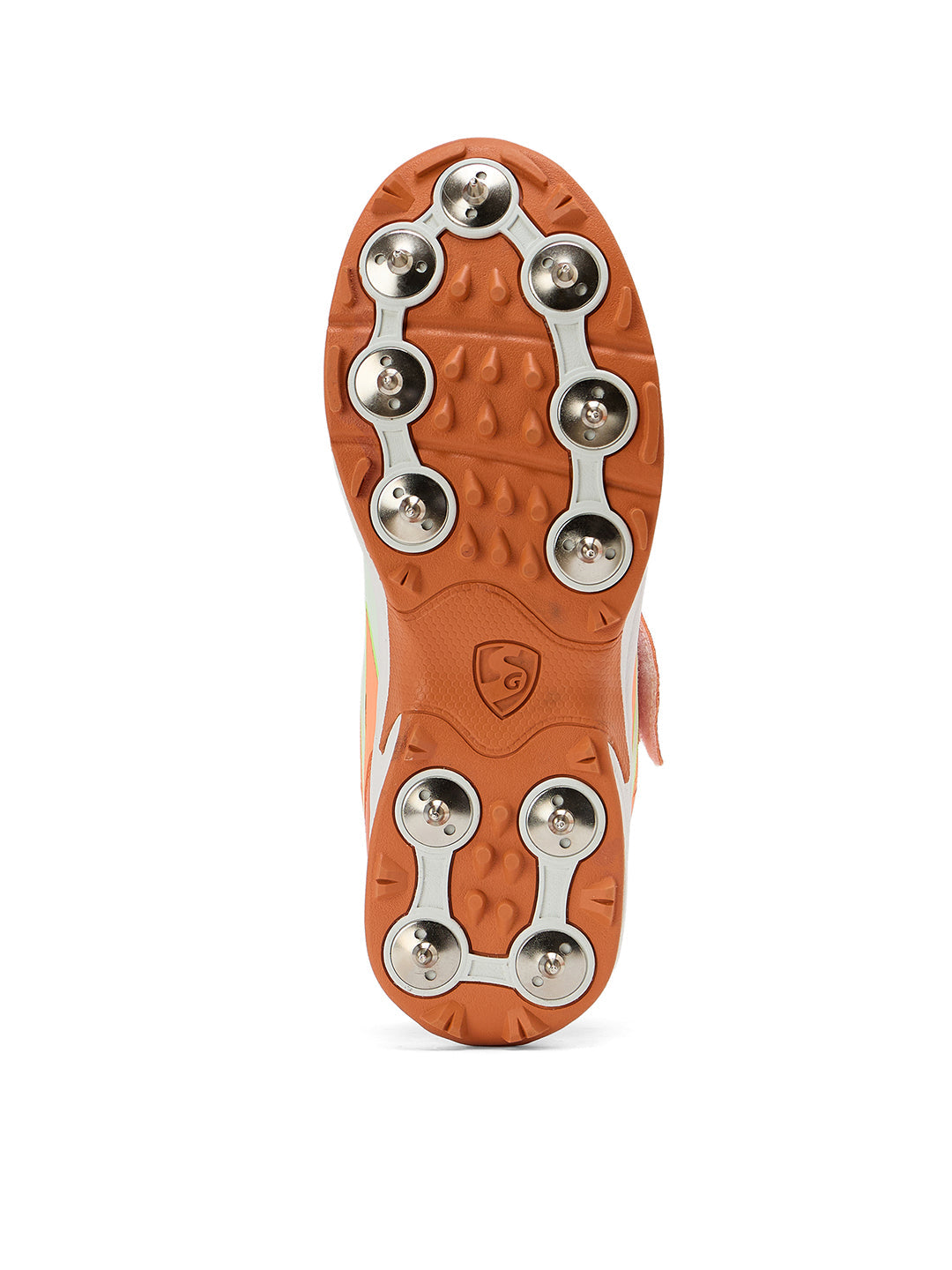 SG - Vortex Spikes Bright Orange Cricket Shoes
