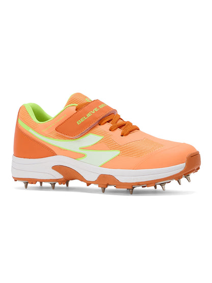 SG - Vortex Spikes Bright Orange Cricket Shoes
