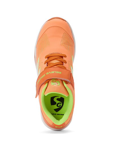 SG - Vortex Spikes Bright Orange Cricket Shoes