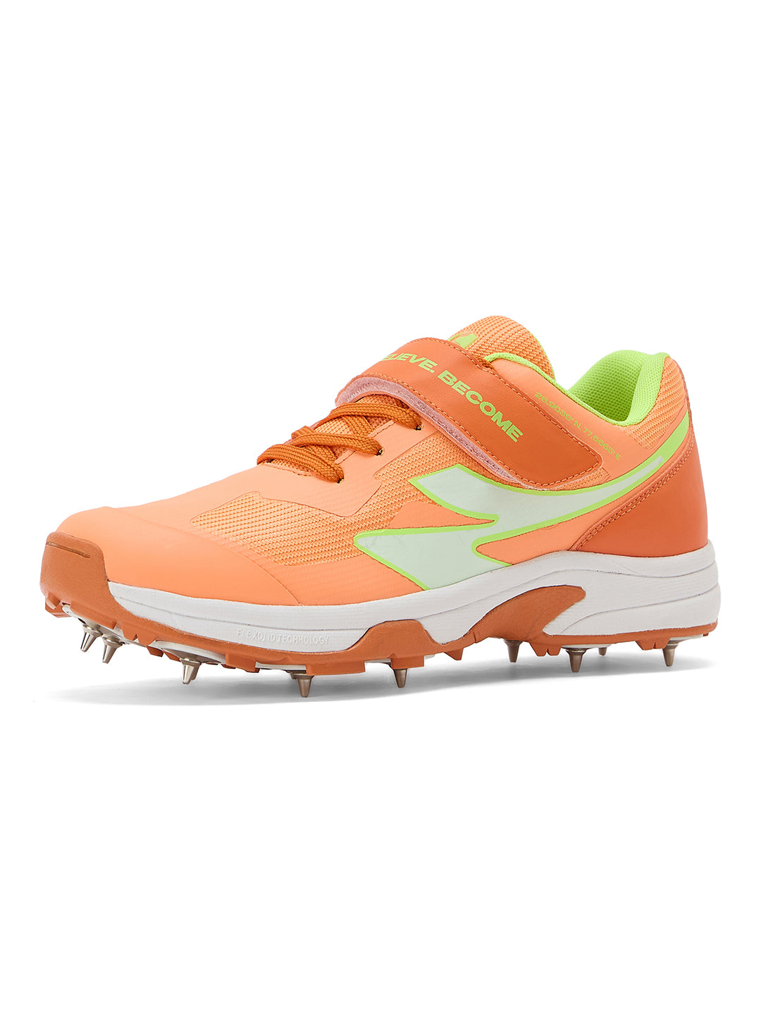 SG - Vortex Spikes Bright Orange Cricket Shoes