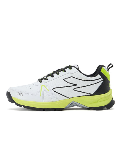 SG - Scorer Edge White/Volt Green Cricket Shoes