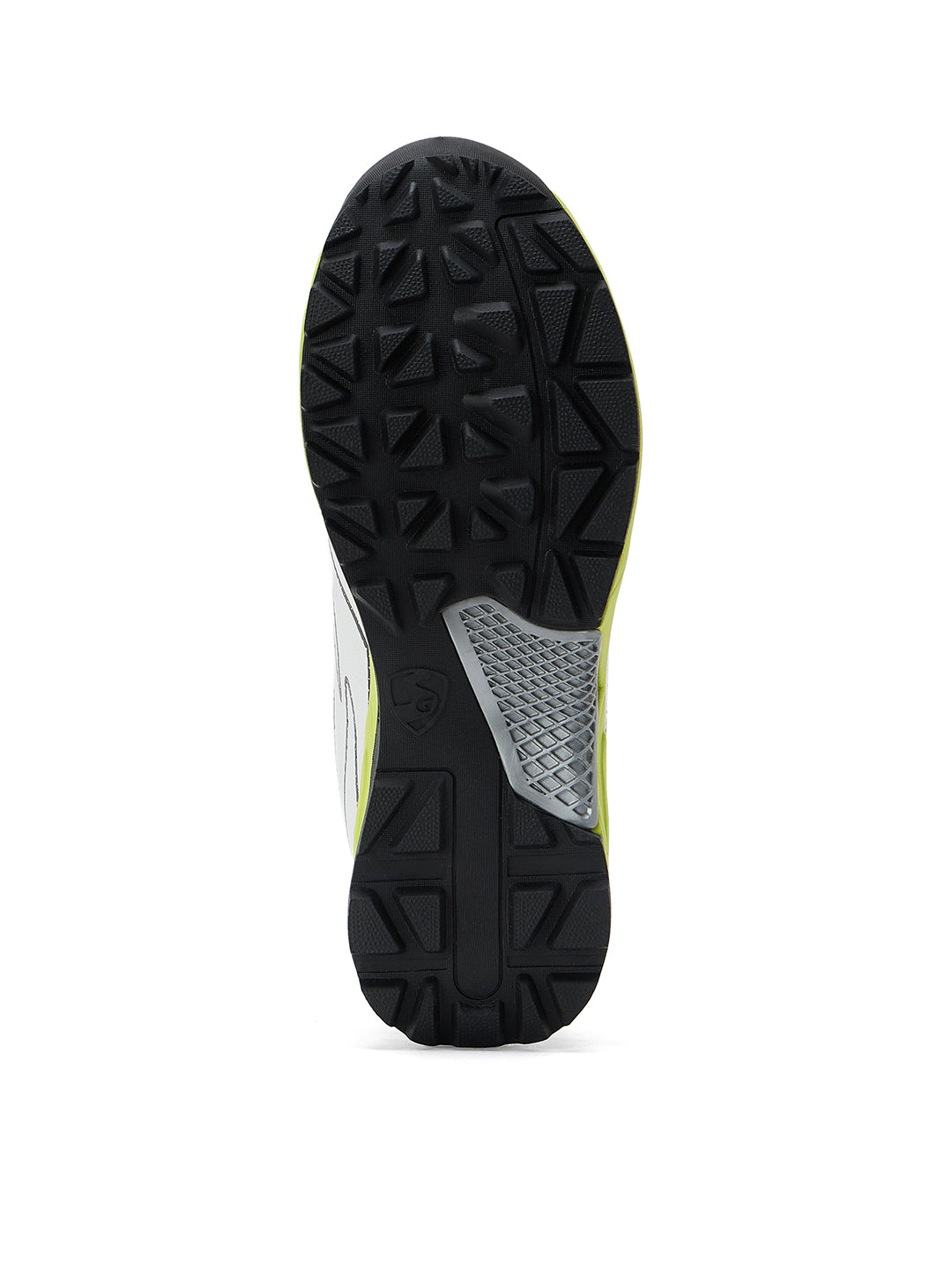 SG - Scorer Edge White/Volt Green Cricket Shoes