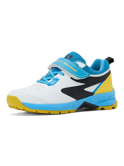 SG - Century Pace White/Blue/Yellow Cricket Shoes