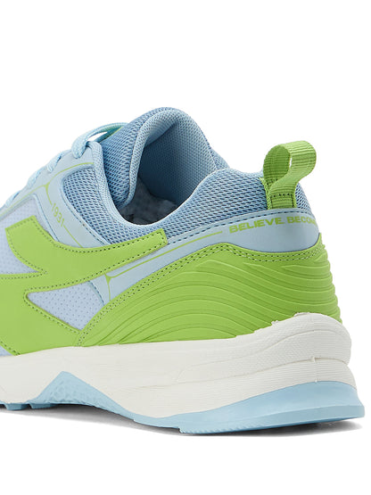 SG - Yorker Pro Blue/Lime Green Cricket Shoes