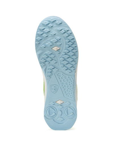 SG - Yorker Pro Blue/Lime Green Cricket Shoes