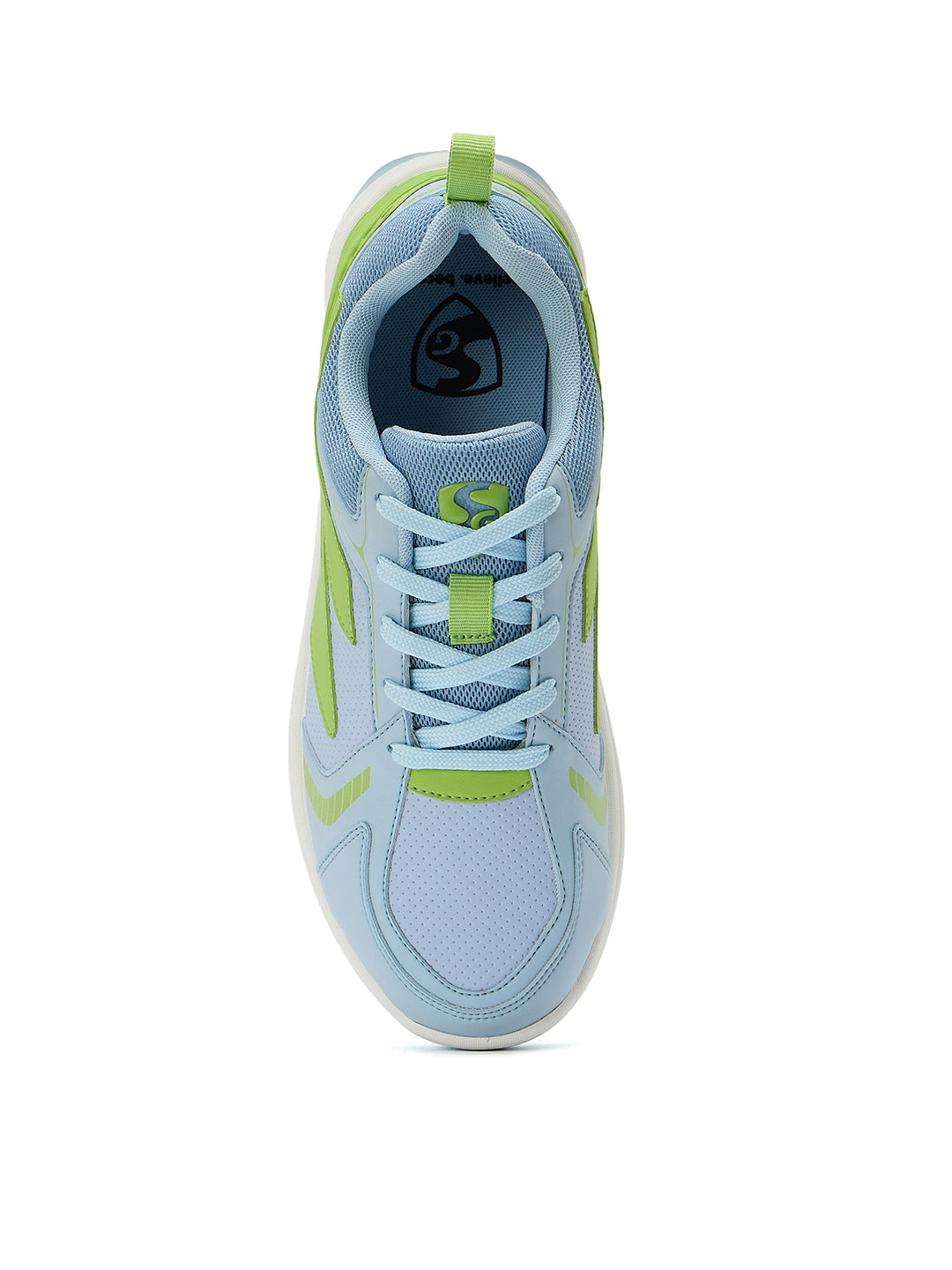 SG - Yorker Pro Blue/Lime Green Cricket Shoes