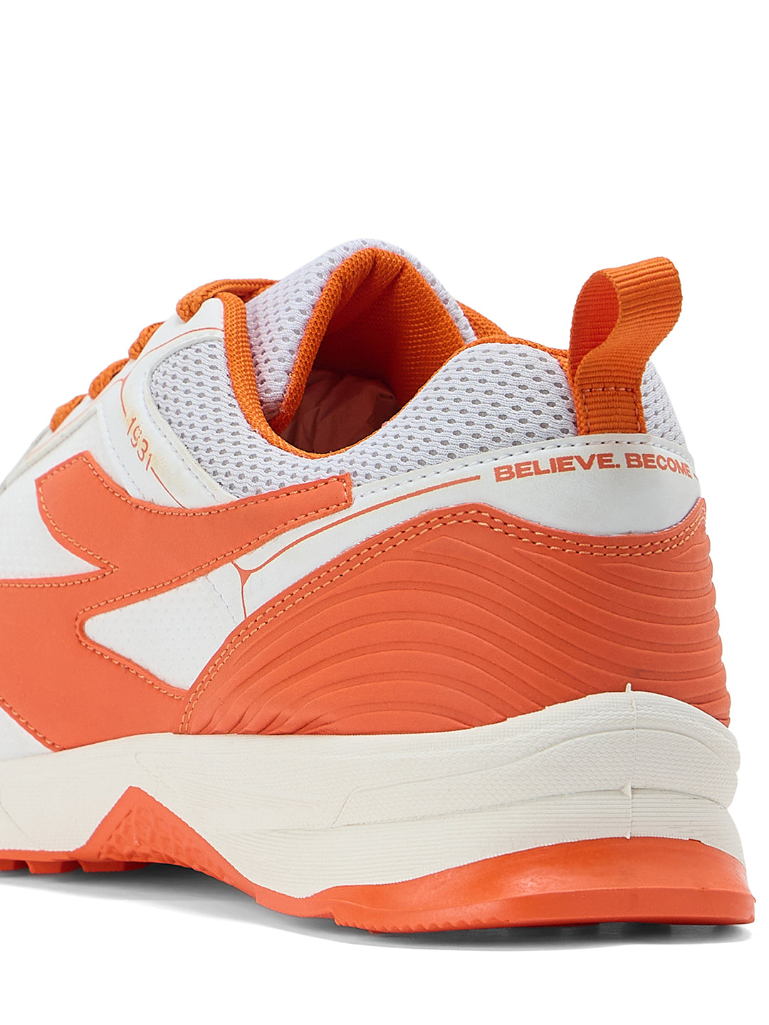 SG - Yorker Pro White/Orange Cricket Shoes