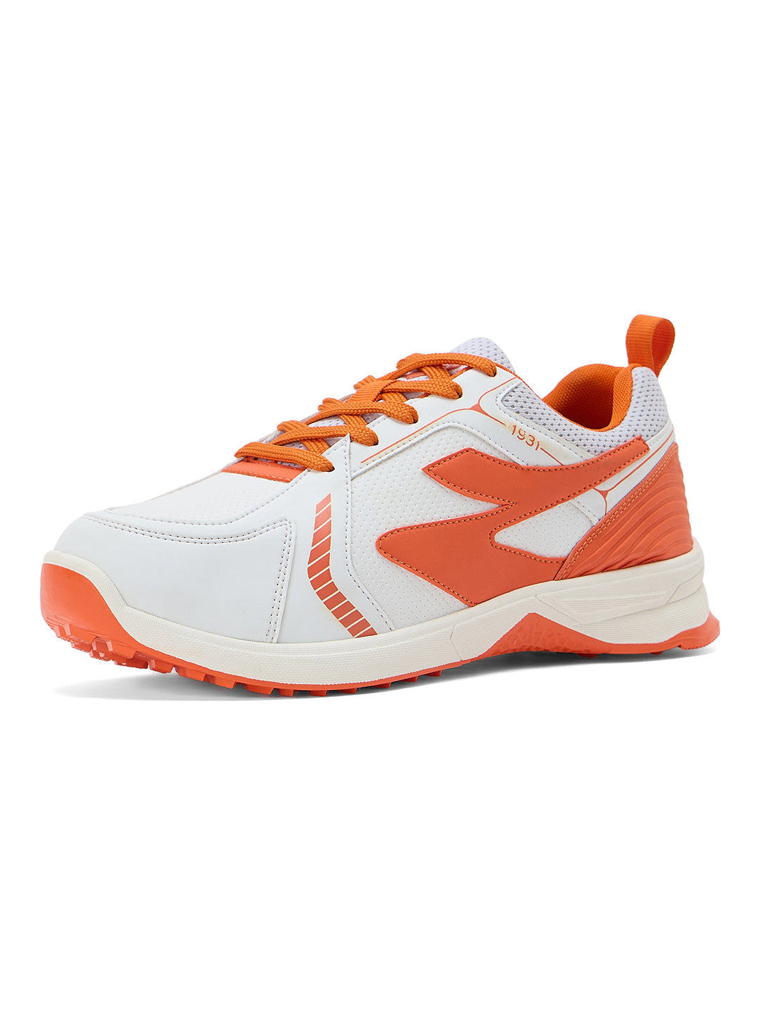 SG - Yorker Pro White/Orange Cricket Shoes