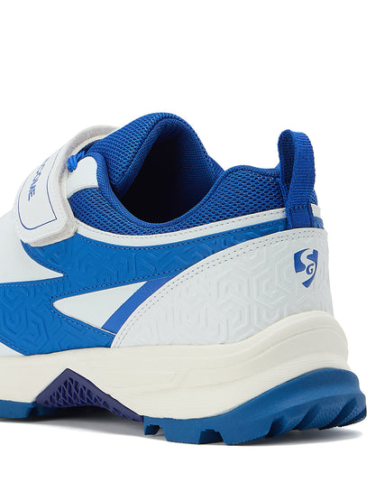 SG - Century Pace White/India Blue Cricket Shoes