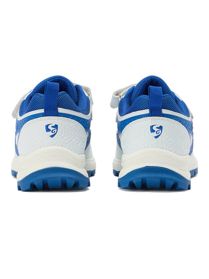 SG - Century Pace White/India Blue Cricket Shoes
