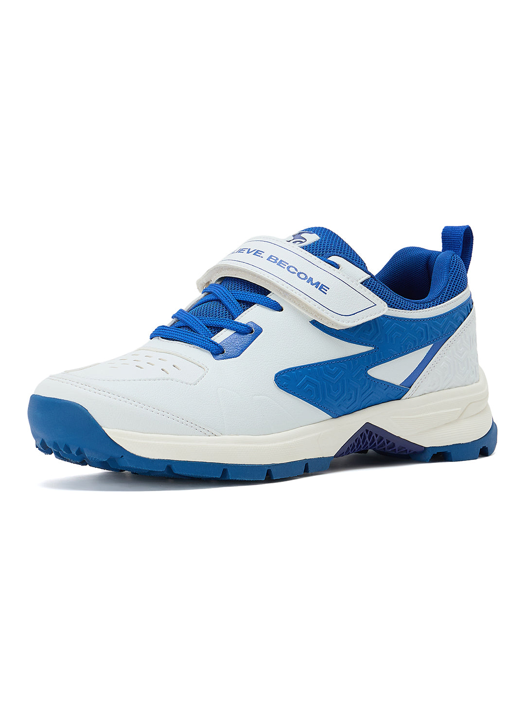 SG - Century Pace White/India Blue Cricket Shoes