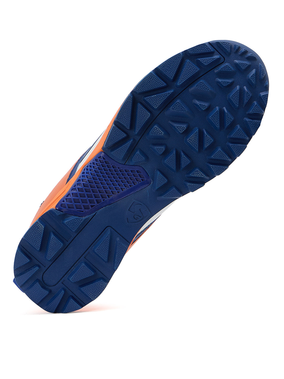 SG - Impact White/Orange Cricket Shoes