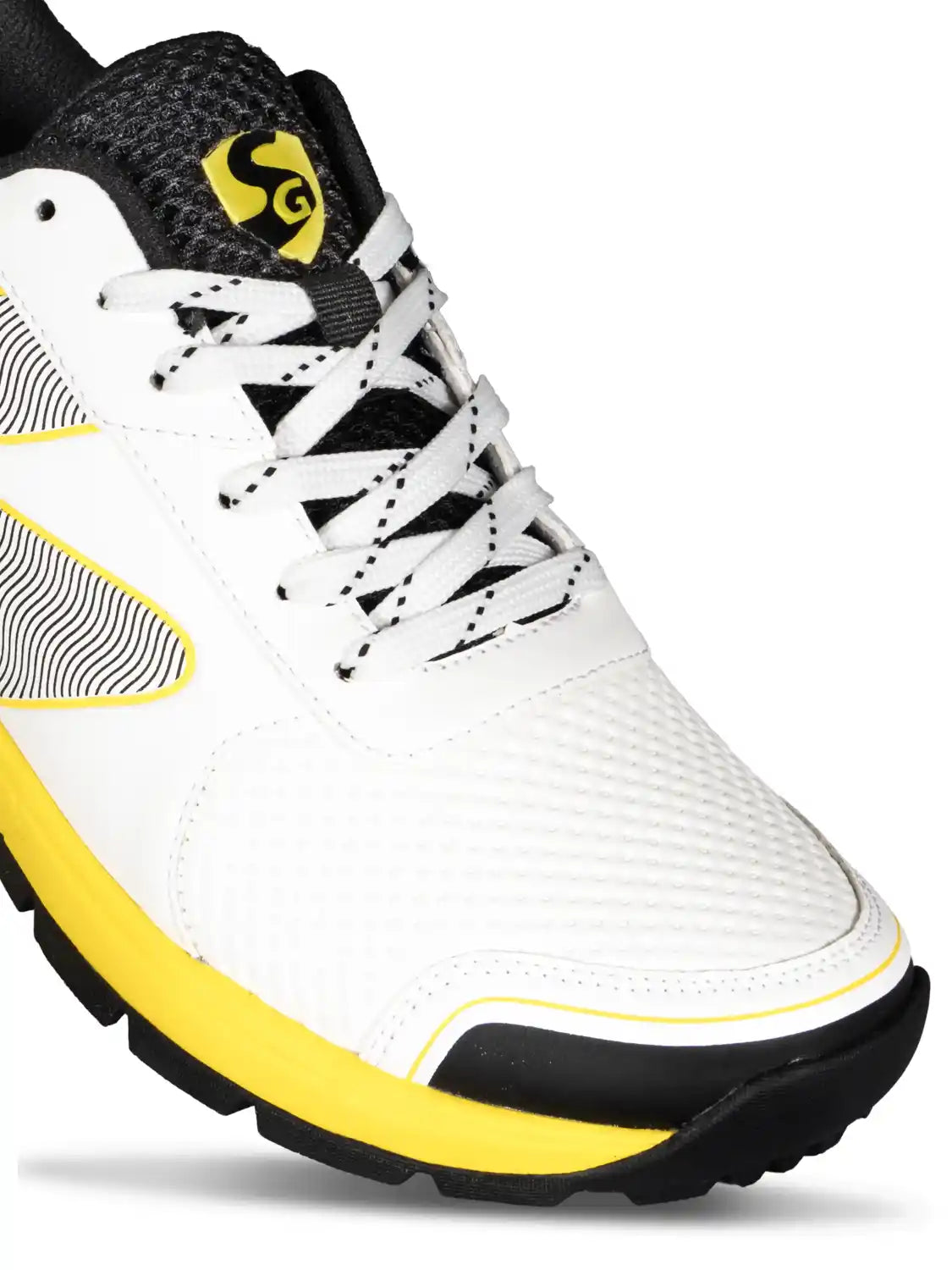 SG - Blazer White/Yellow Cricket Shoes