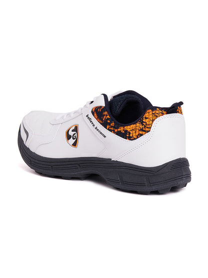 SG - Savage Stud Navy Blue/Orange Cricket Shoes
