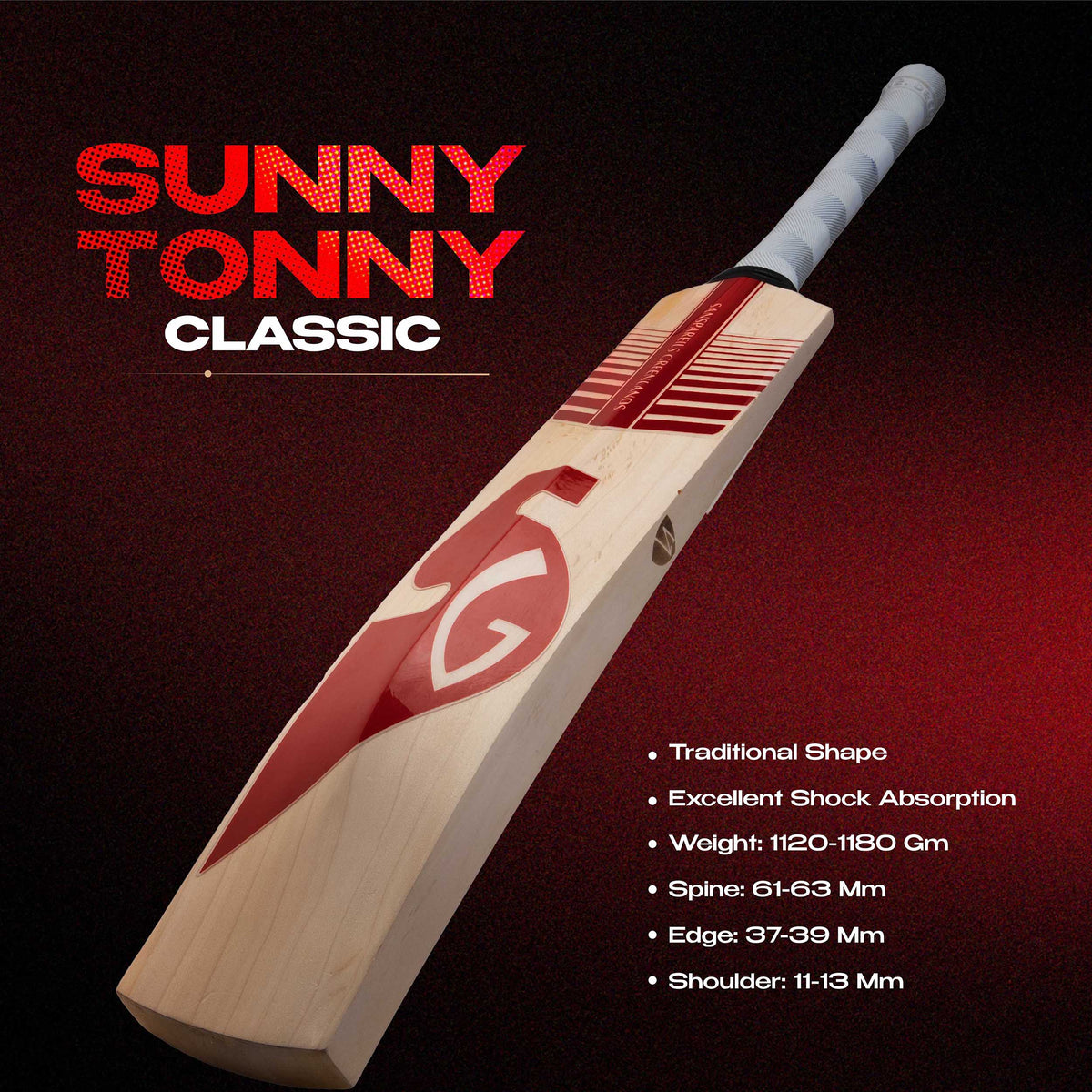 SG Sunny Tonny Classic English Willow Cricket Bat
