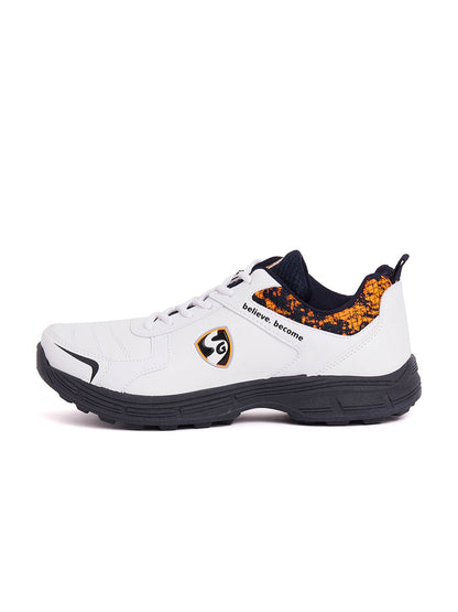 SG - Savage Stud Navy Blue/Orange Cricket Shoes
