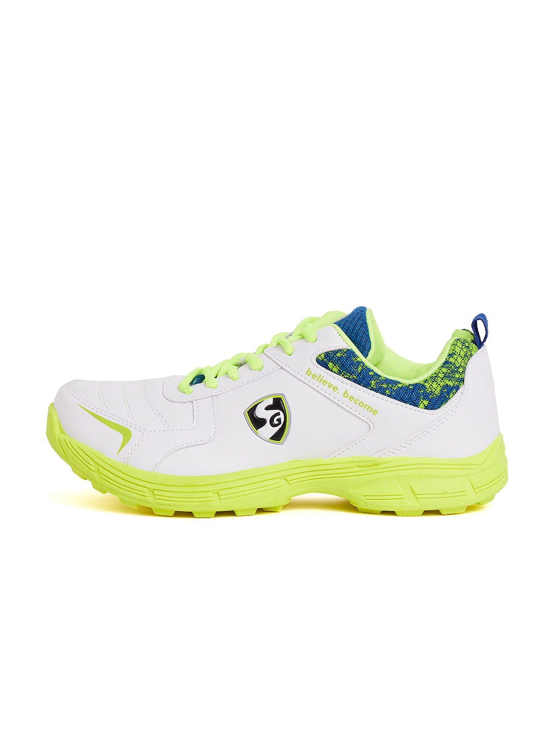 SG - Savage Stud Royal Blue/Lime Cricket Shoes
