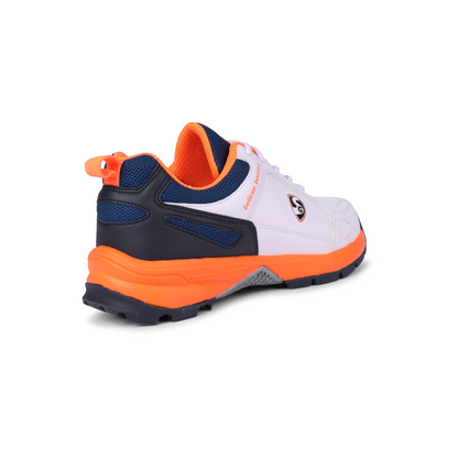 SG - Club 6.0 White/Navy/Orange Cricket Shoes