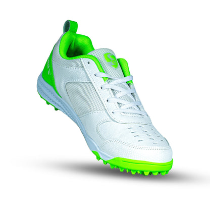 SG - Fusion Lime/White Cricket Shoes