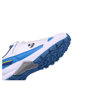 SG - Club 6.0 White/Royal Blue/Lime Cricket Shoes