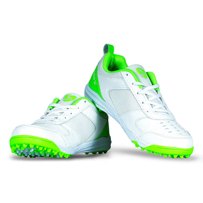 SG - Fusion Lime/White Cricket Shoes