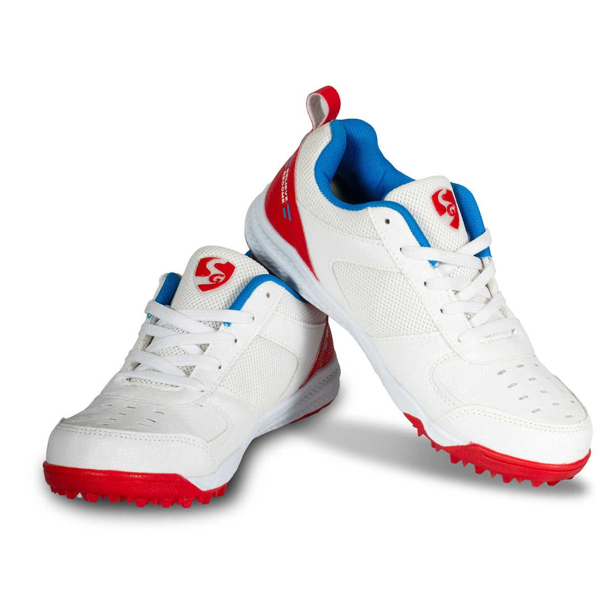 SG - Fusion Red/Blue Cricket Shoes