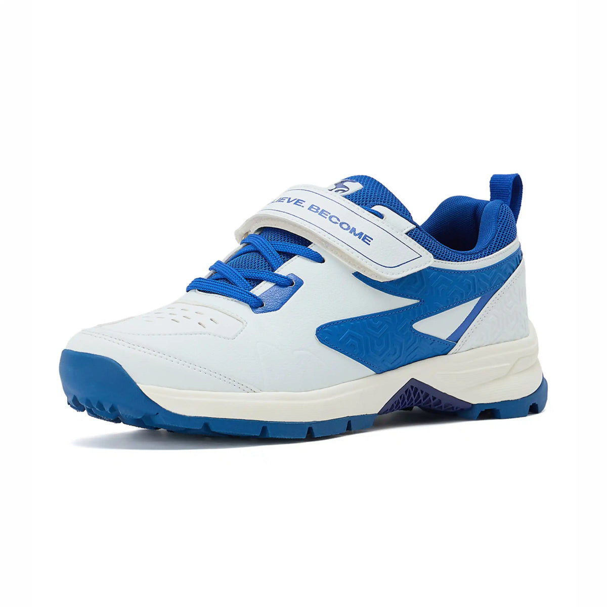 SG - Century Pace White/India Blue Cricket Shoes