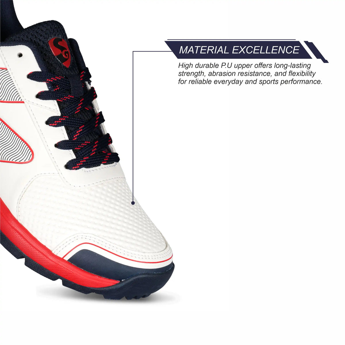SG - Blazer Red/Navy Cricket Shoes