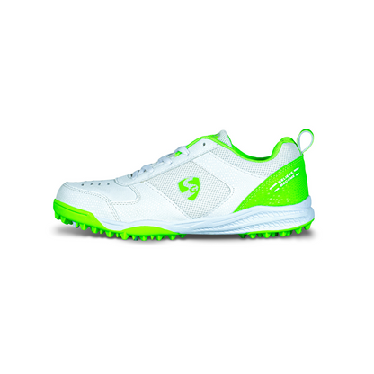 SG - Fusion Lime/White Cricket Shoes