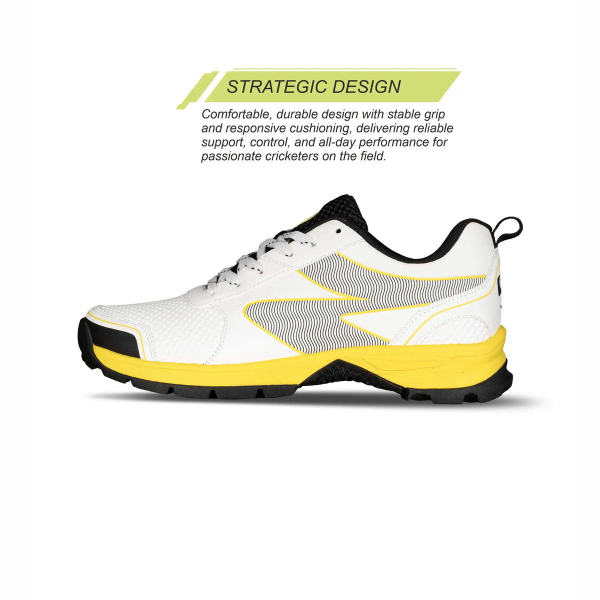 SG - Blazer White/Yellow Cricket Shoes
