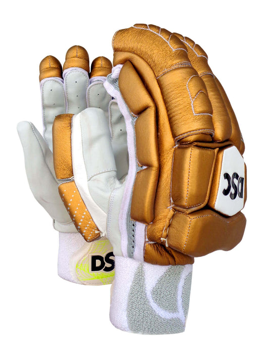 DSC - Condor Pro Gold Cricket Batting Gloves Mens Size