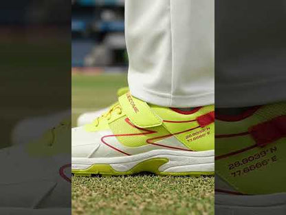 SG - Sierra Arc Spikes White/Yellow/Red Cricket Shoes