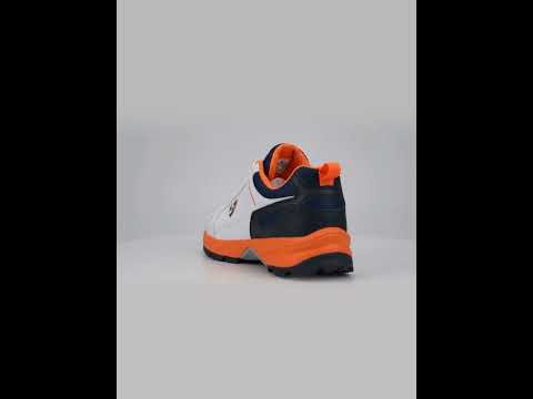 SG - Club 6.0 White/Navy/Orange Cricket Shoes