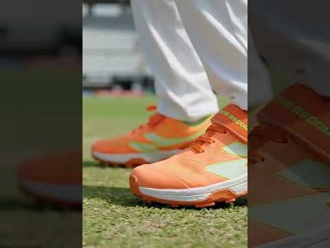 SG - Yorker Pro White/Orange Cricket Shoes