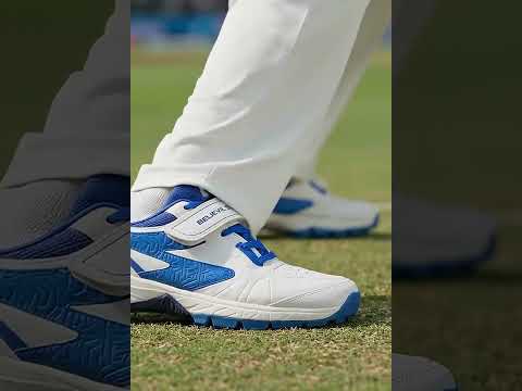 SG - Century Pace White/India Blue Cricket Shoes