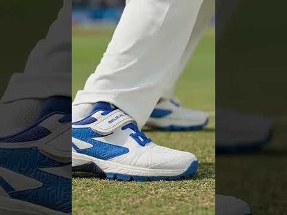 SG - Century Pace White/India Blue Cricket Shoes